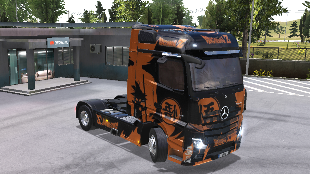 Benz Actros 2020 Premium Skin Dragon Ball Z