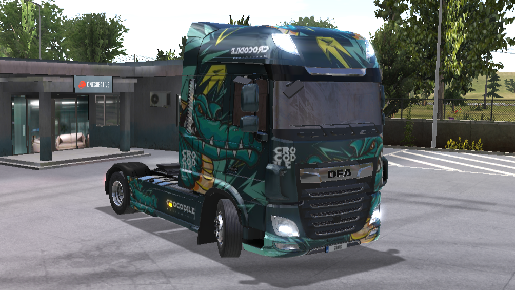 DFA AF 510 E6 Premium Skin Crocodile