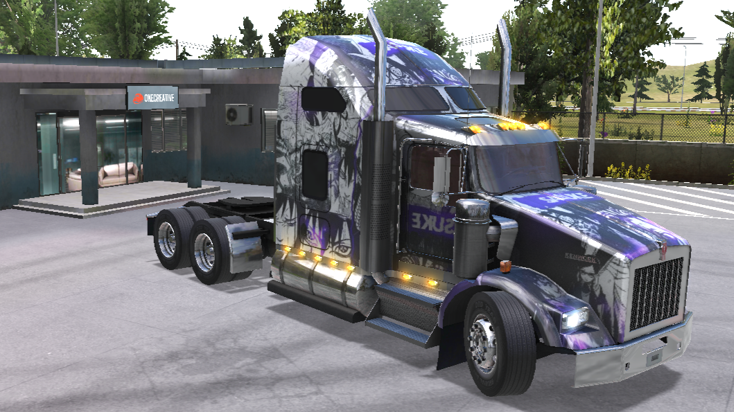 Kenworth T800 Anime Skin Sasuke Style