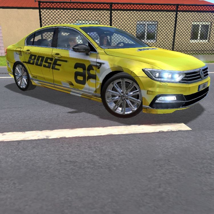 VW Passat Bose 36 Yellow