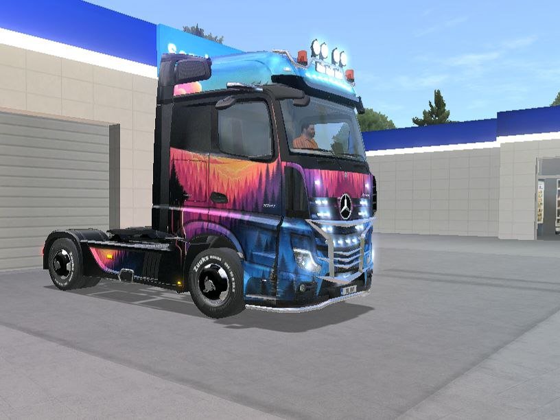 Benz Actroz 2020 Skin Aurora Vibe Edition