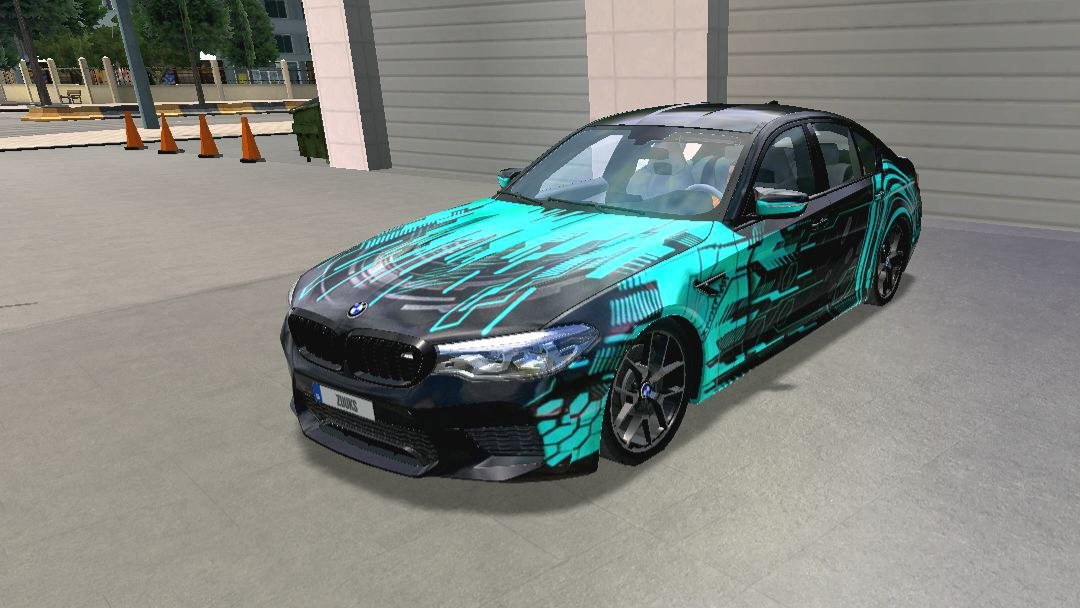 BMW M5 Skin Neon
