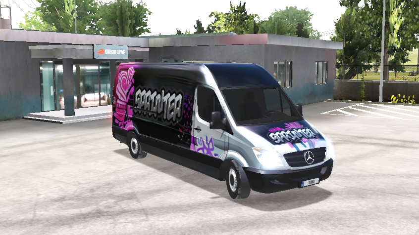 Skin Mercedes Sprinter – Urban Graffiti Edition