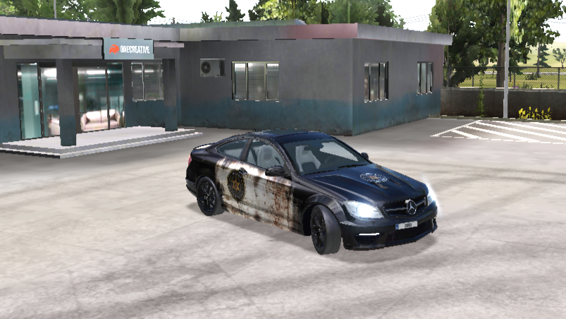 Skin Mercedes C63 – Rust Patrol Edition