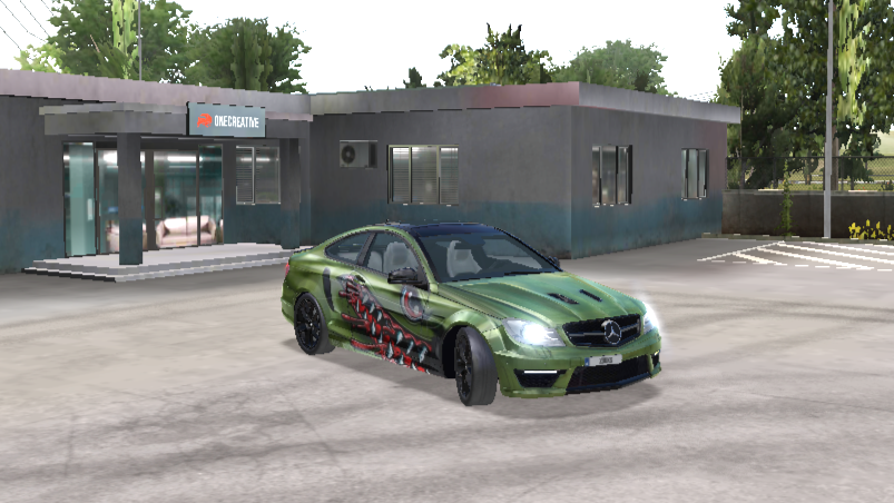 Skin Mercedes C63 – Lizard Beast Edition