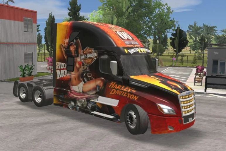 Freighter Cascadia Skin Harley Davidson