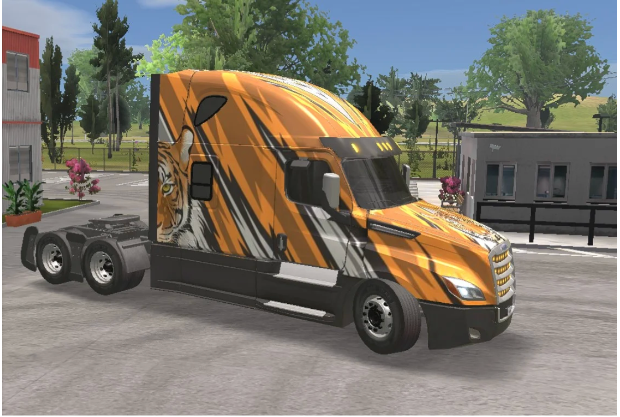 Freighter Cascadia Skin Tiger Wrap