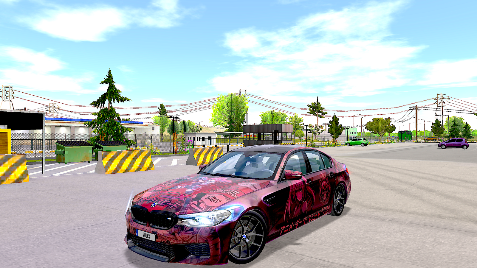 BMW M5 NEO OTAKU ANIME STYLE (DARKER)