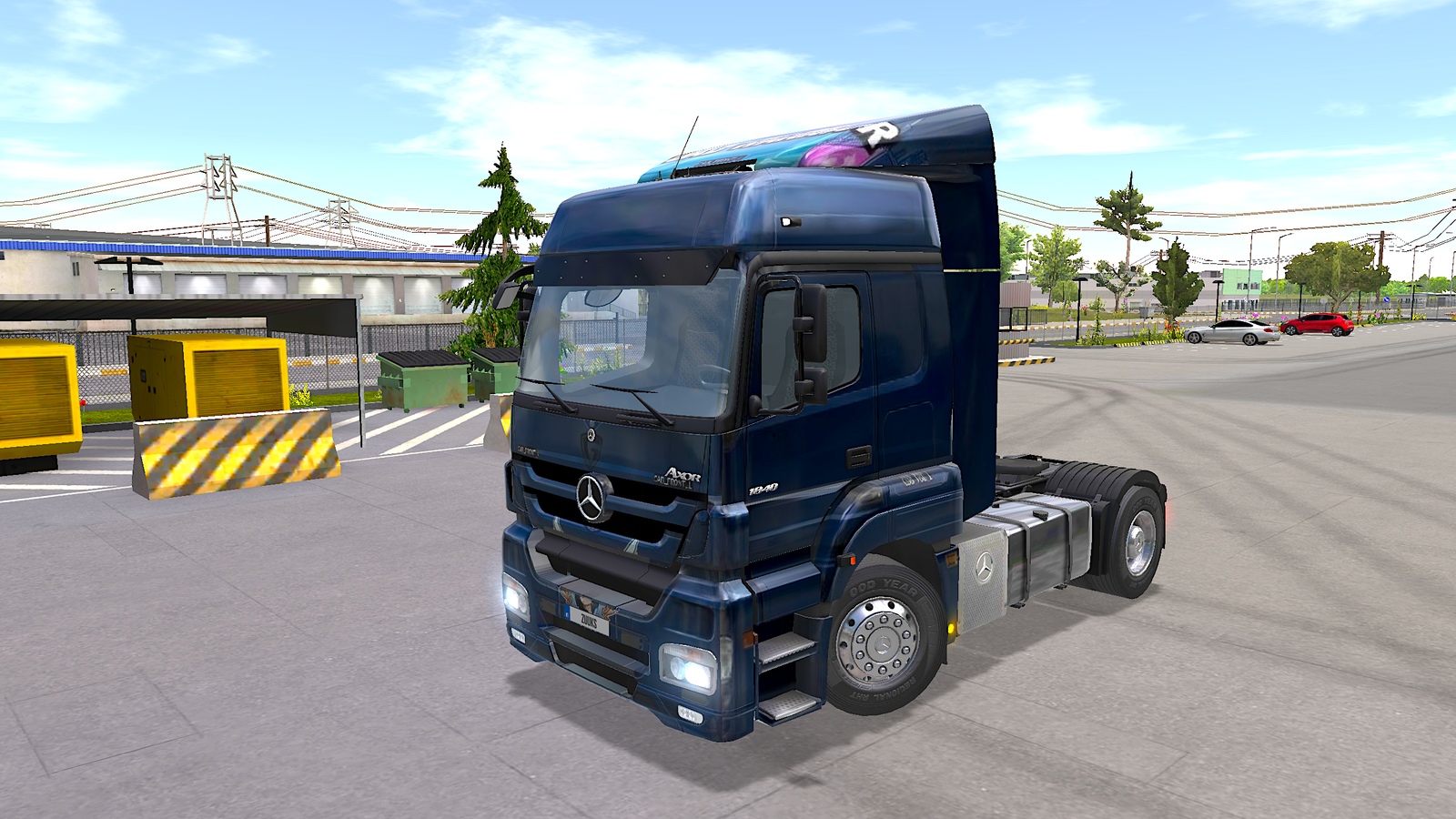 Benz Axor Premium Blue Anime Style