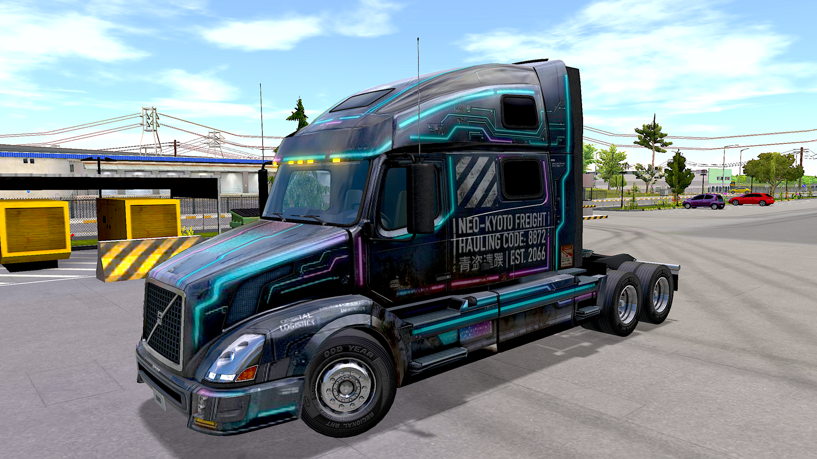 Volvo V780 Premium Cyberpunk Skin