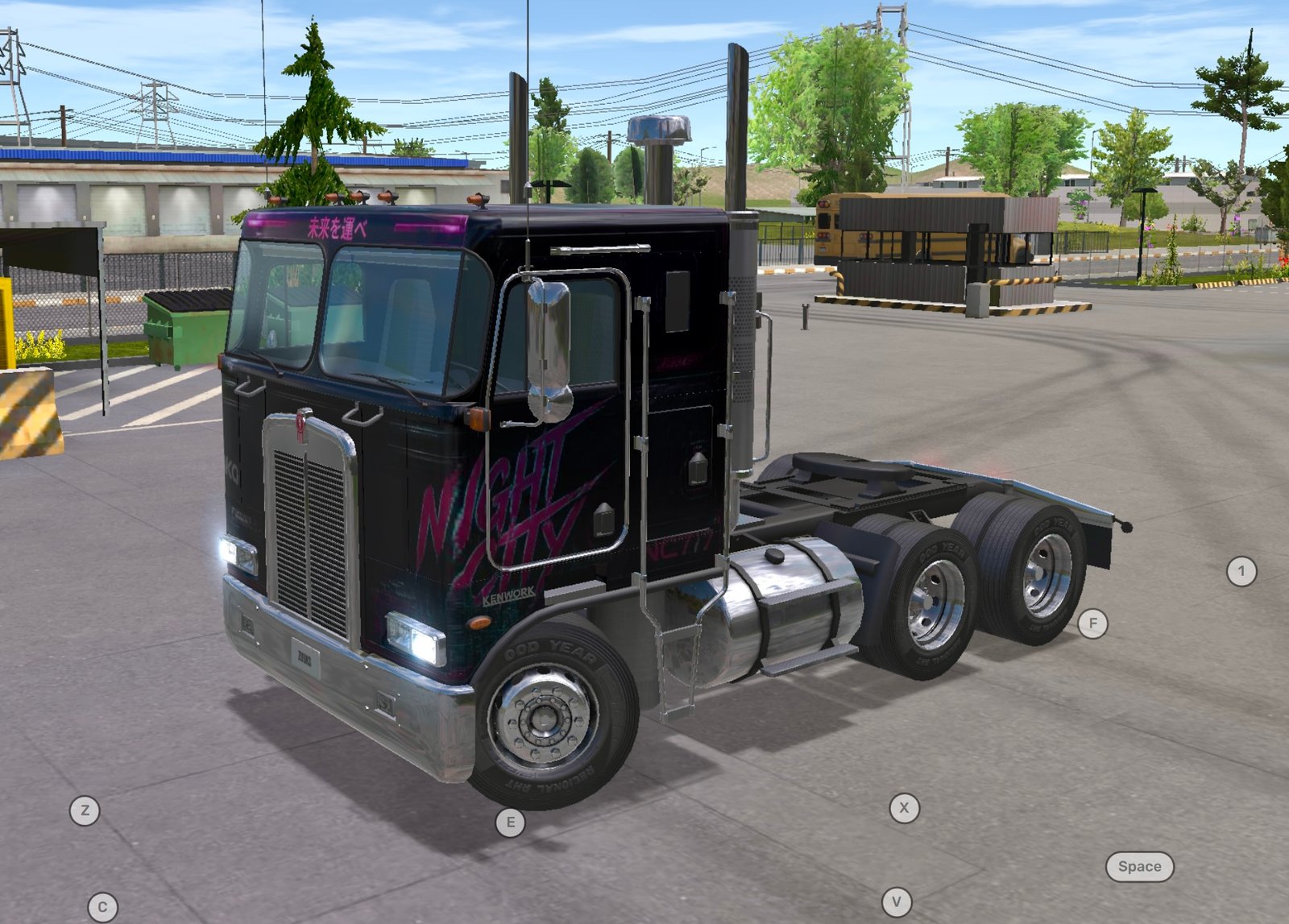 Kenworth K100 Cyberpunk Premium Skin