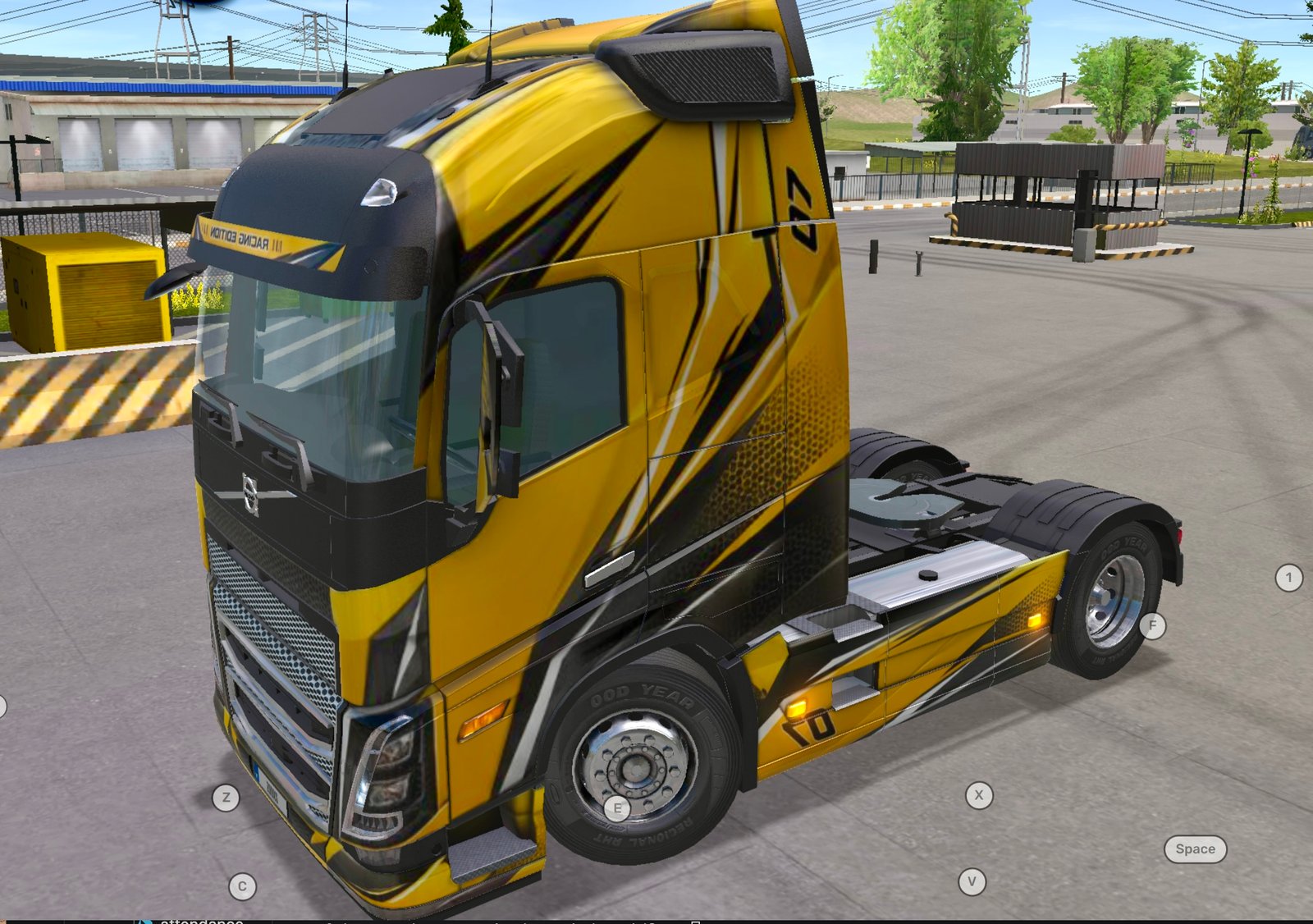 Volvo FH 2021 Yellow Sport Car Premium Skin