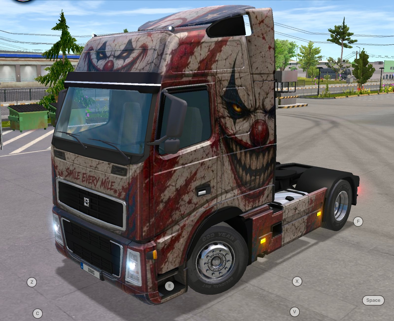Volvo H16 2010 Smiling Clown Premium Skin