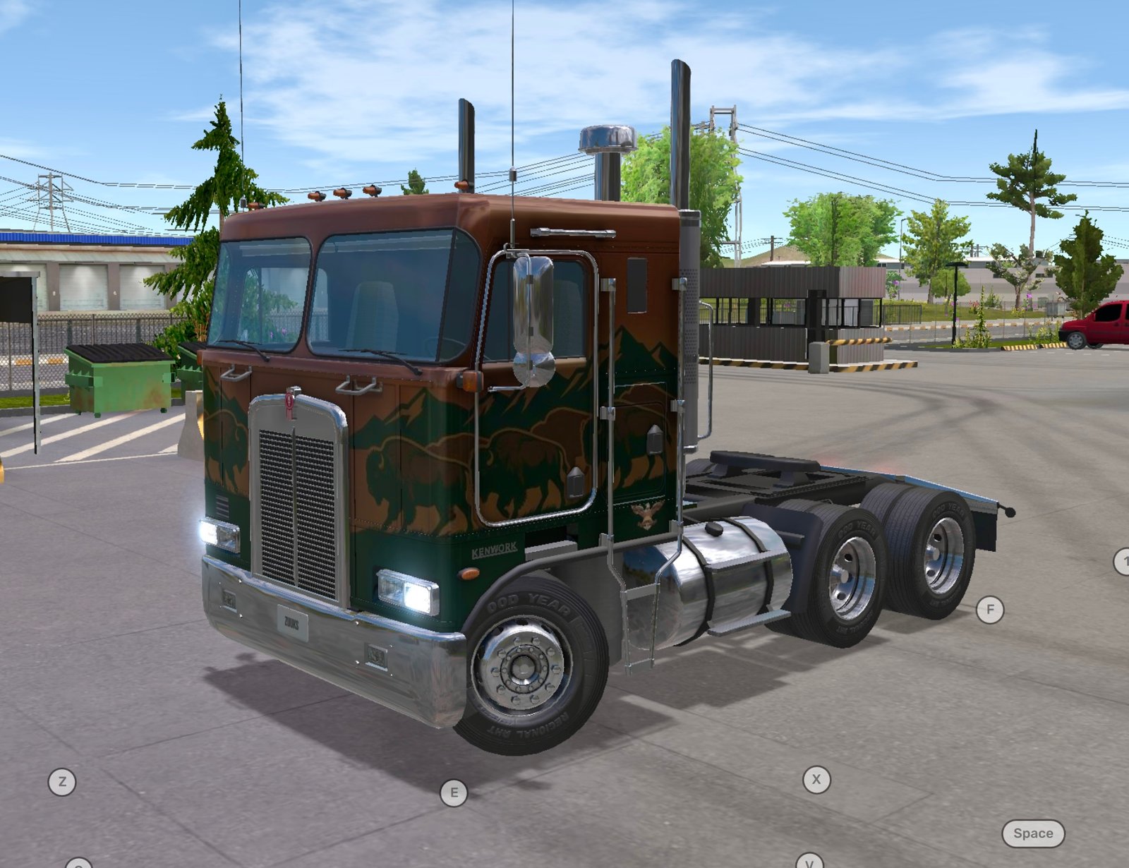Kenwork K100 Bison Theme Premium Skin