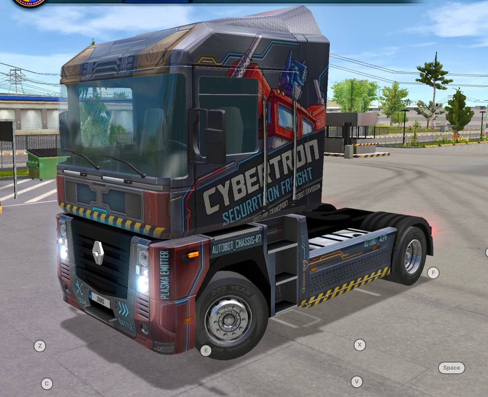 Renault Magnum Transformers Skin