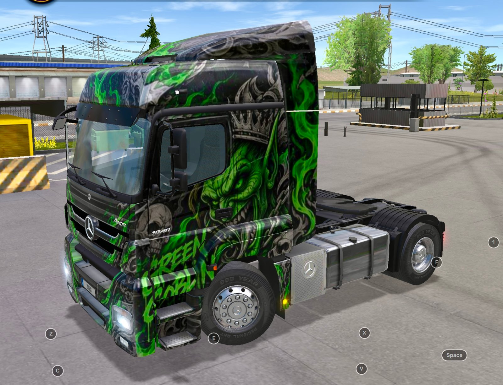 BENZ AXOR 1840 GREEN SNACK TATOO PREMIUM SKIN